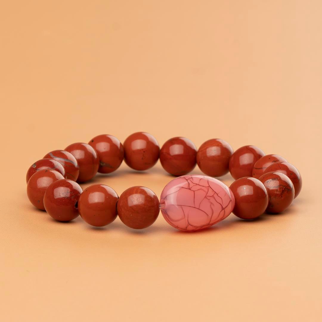 Jasper Doğal Taş Bileklik (10 mm) – Kendine Doğru