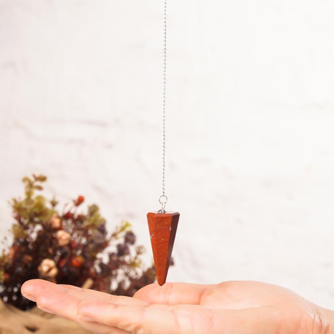 Jasper Doğal Taş Pandül (Sarkaç)