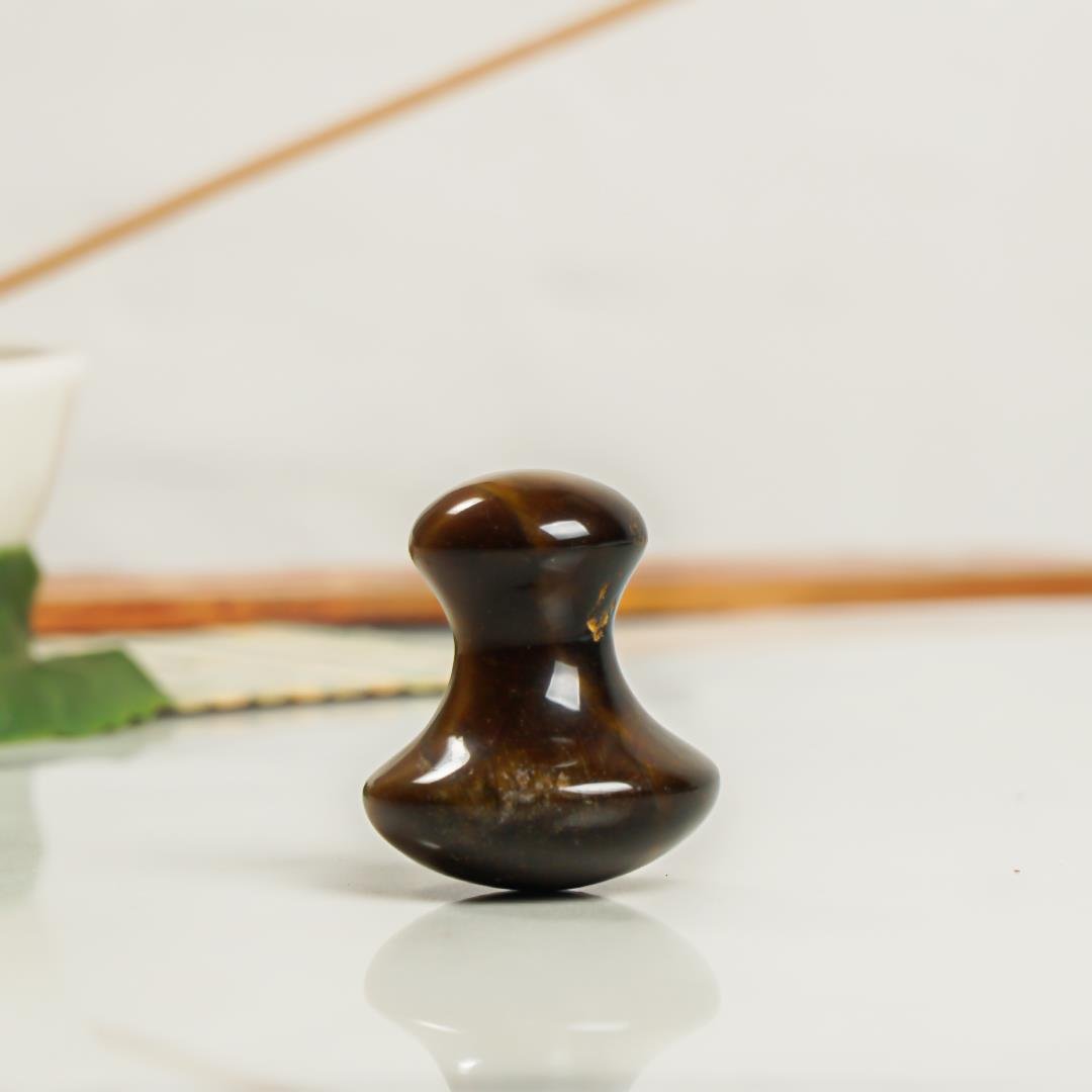 Kaplan Gözü Doğal Taş Mantar Masaj Aleti