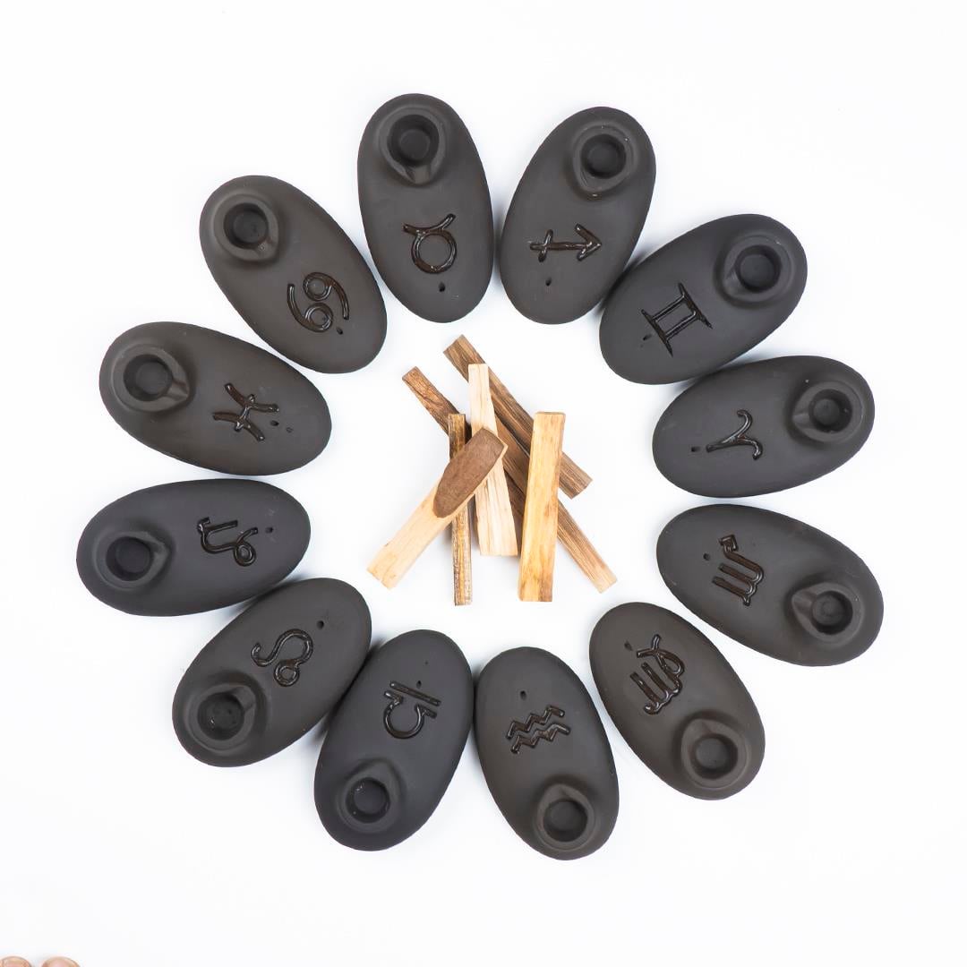 Koç Burcu Temalı Kahve Palo Santo Tütsülük