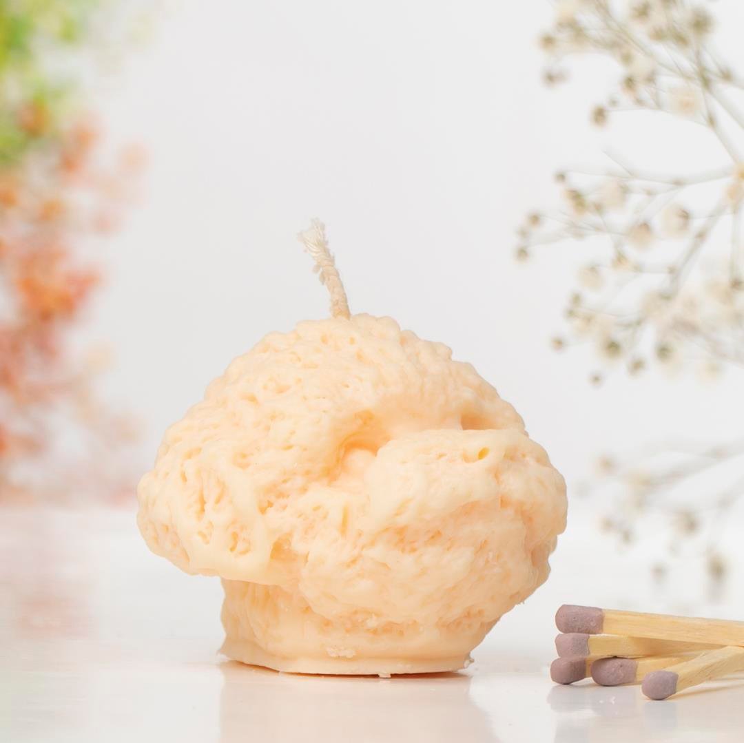 Köpek Kafası Temalı Soya Wax Mum