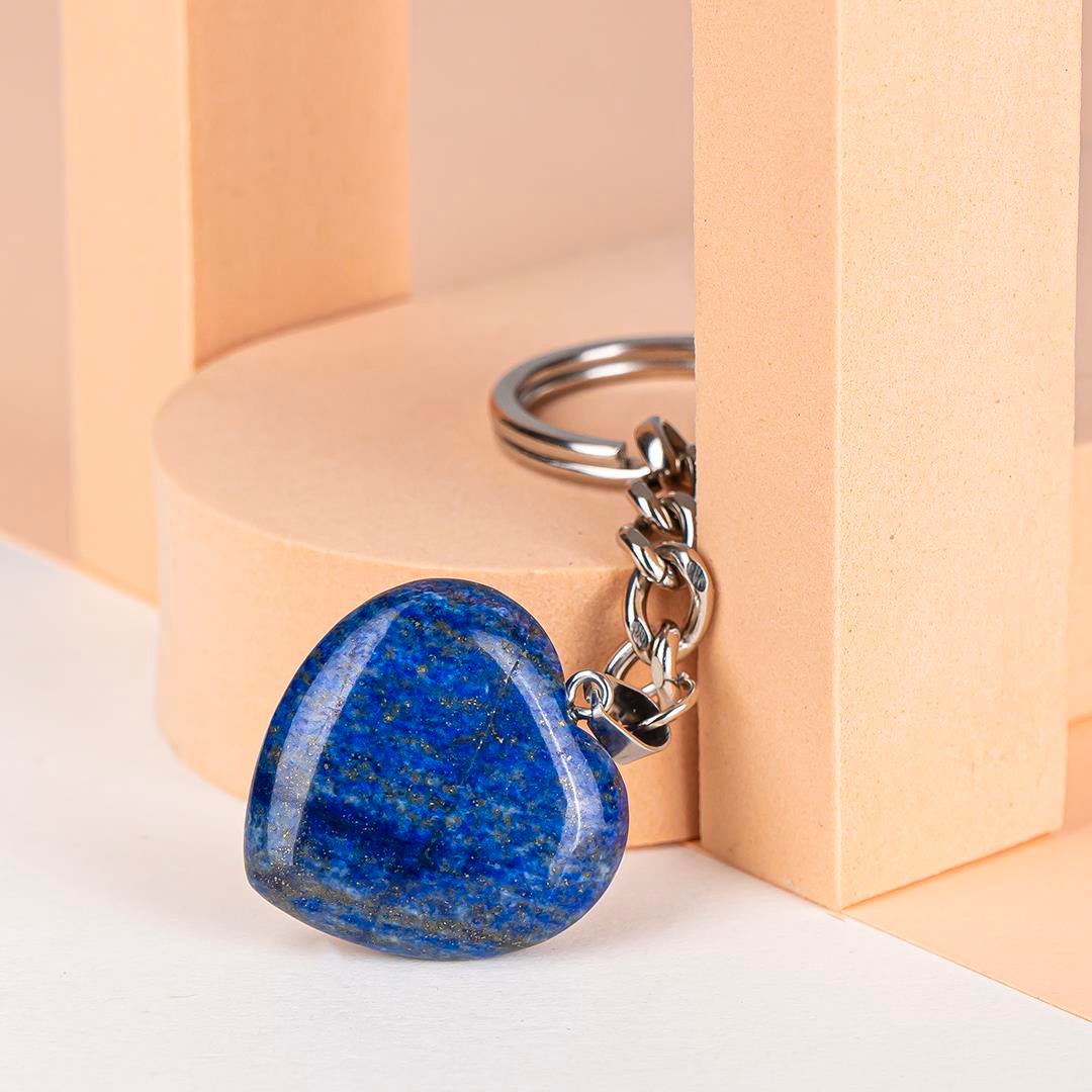 Lapis Lazuli Doğal Taş Anahtarlık
