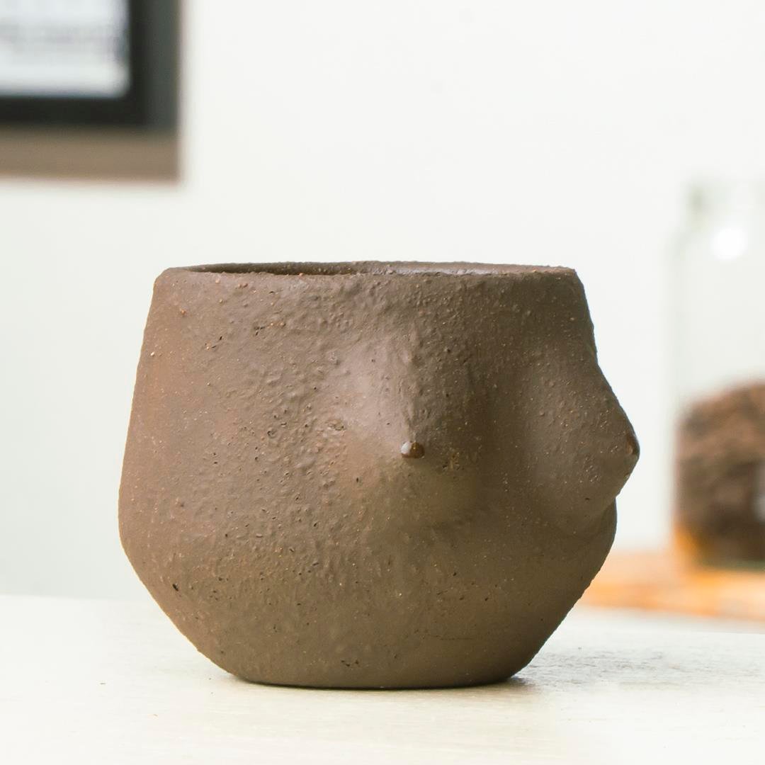 Lilith Black Handmade Seramik Espresso Bardağı