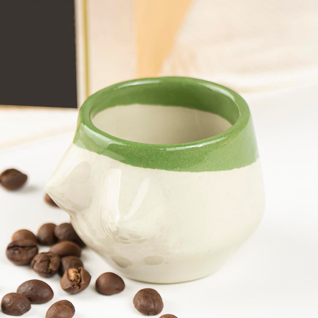 Lilith Greenbelt Handmade Seramik Espresso Bardağı