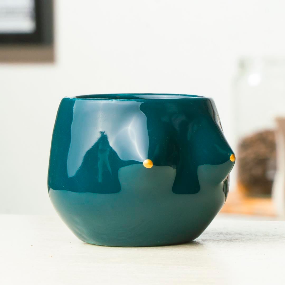 Lilith Jade Handmade Seramik Espresso Bardağı