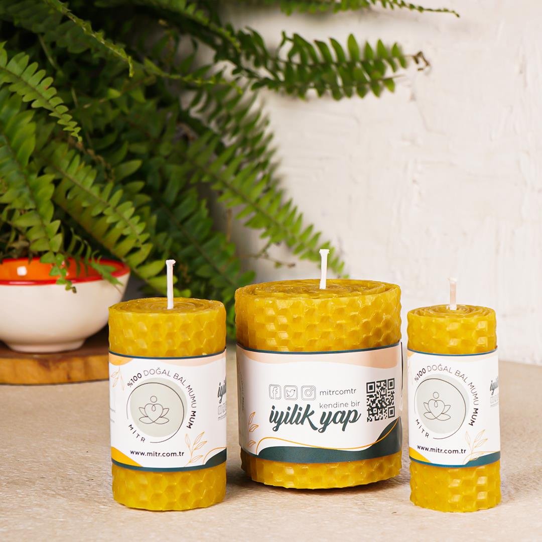 Lotus Balmumu Mum Seti 