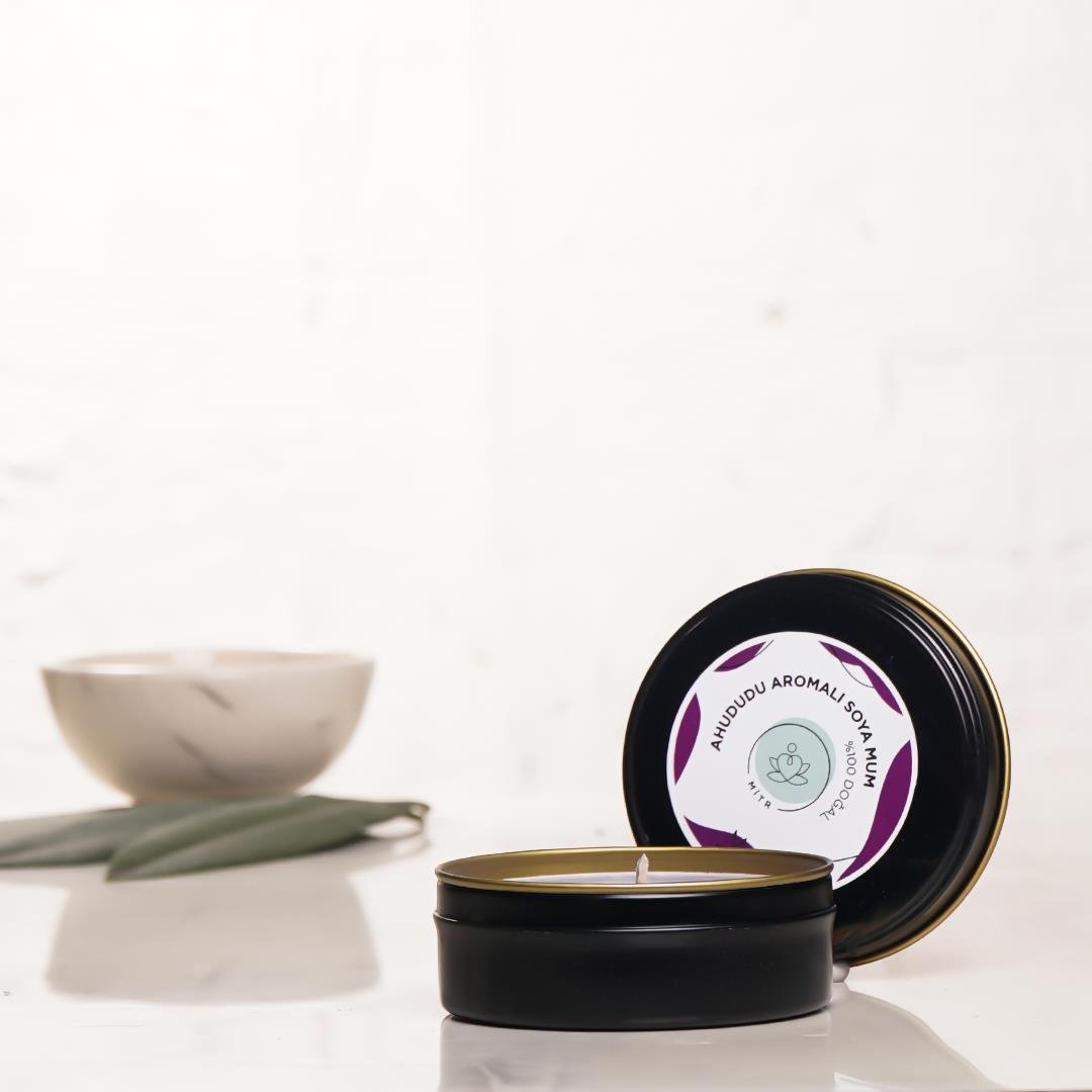 Mitr Ahududu Aromalı Metal Soya Mum