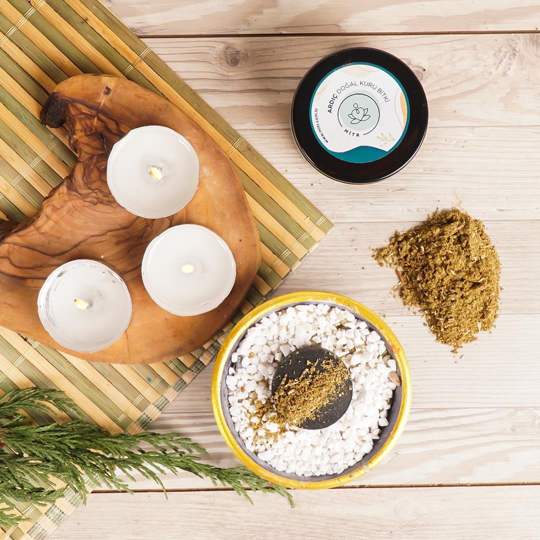 Mitr Ardıç Kuru Bitki Tütsü