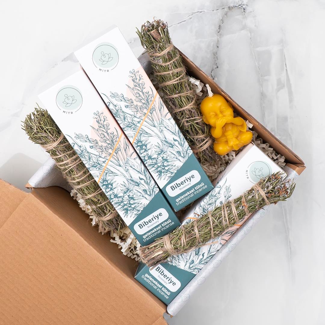 Mitr Biberiye Geleneksel Demet Tütsü Seti