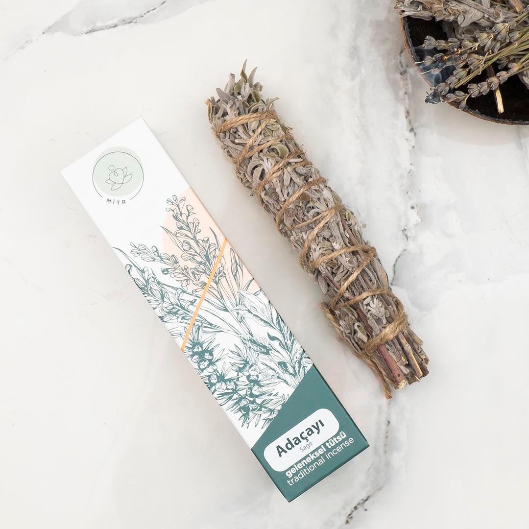 Mitr Doğal Adaçayı Geleneksel Demet Tütsü