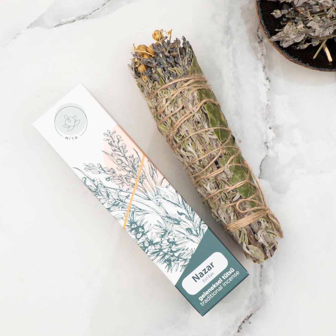 Mitr Doğal Nazar Geleneksel Demet Tütsü 