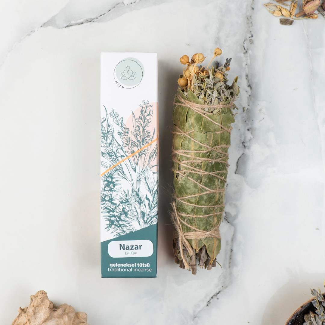 Mitr Doğal Nazar Geleneksel Demet Tütsü 