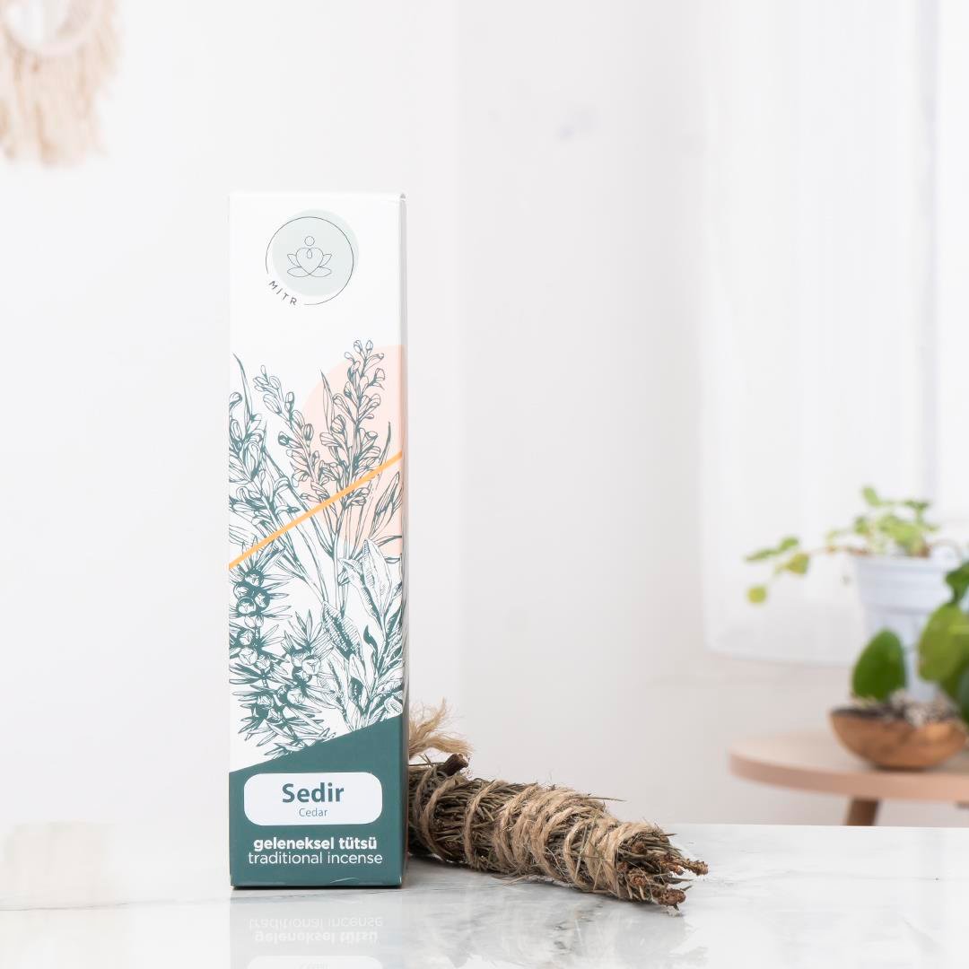 Mitr Doğal Sedir Geleneksel Demet Tütsü 