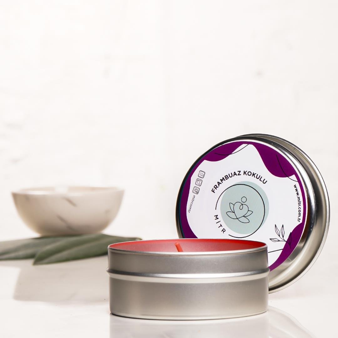 Mitr Frambuaz Aromalı Metal Mum