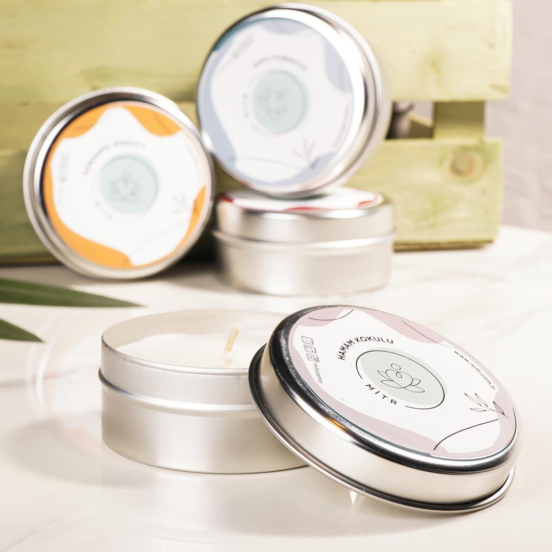 Mitr Hamam Aromalı Metal Mum