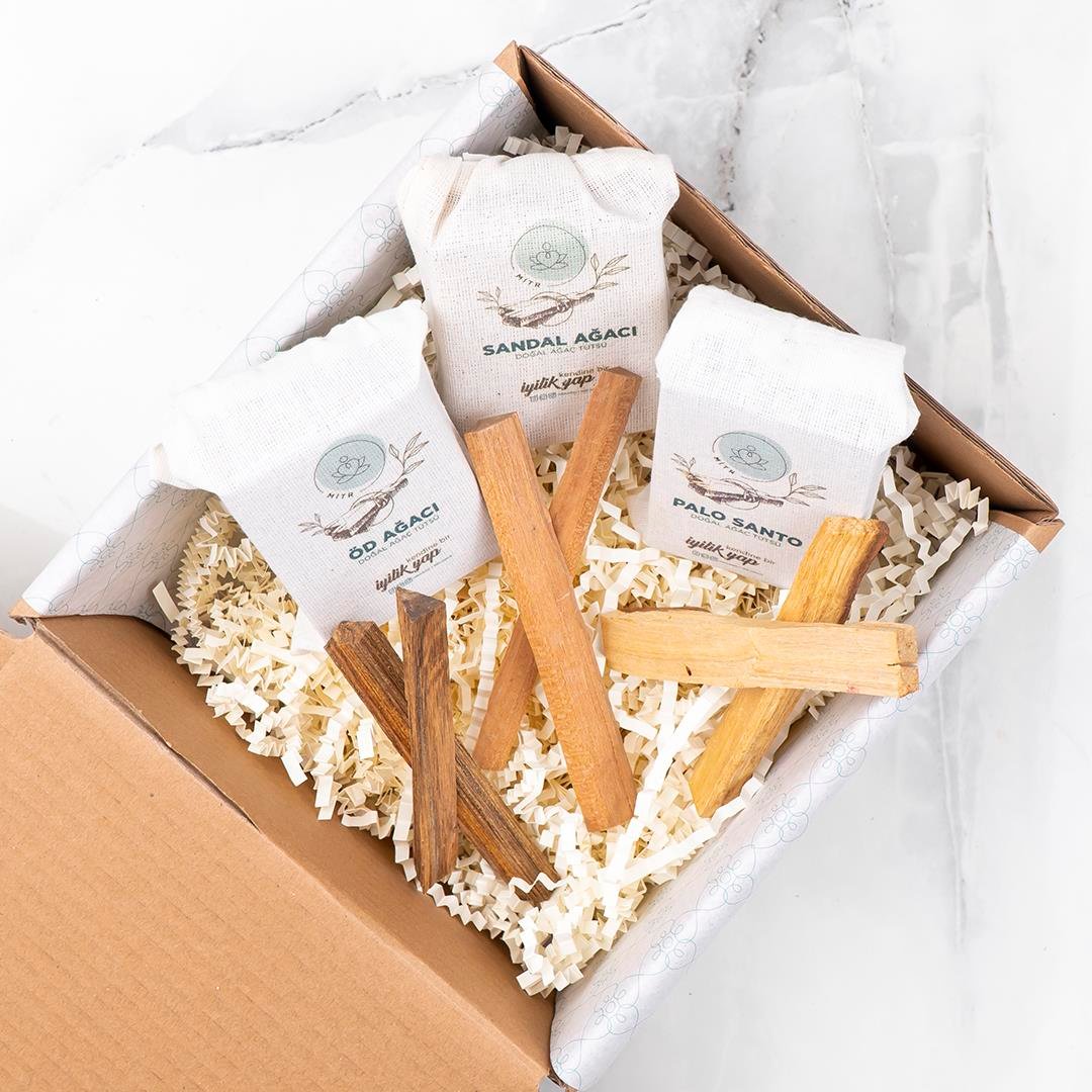 Mitr Kapota Ağaç Tütsü Seti