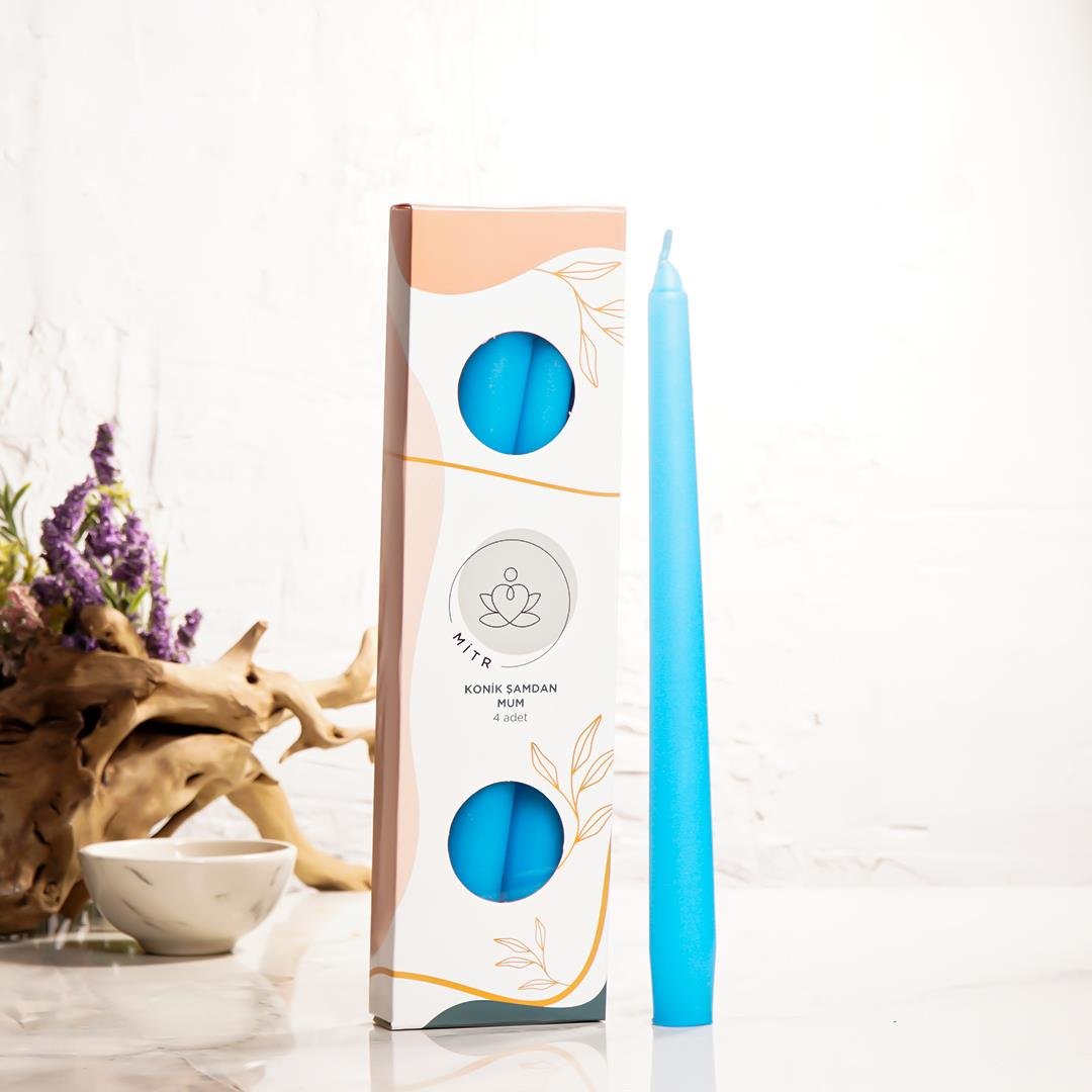 Mitr Mavi Şamdan Mum: Mitr 