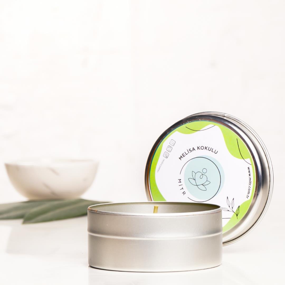 Mitr Melisa Aromalı Metal Mum: 