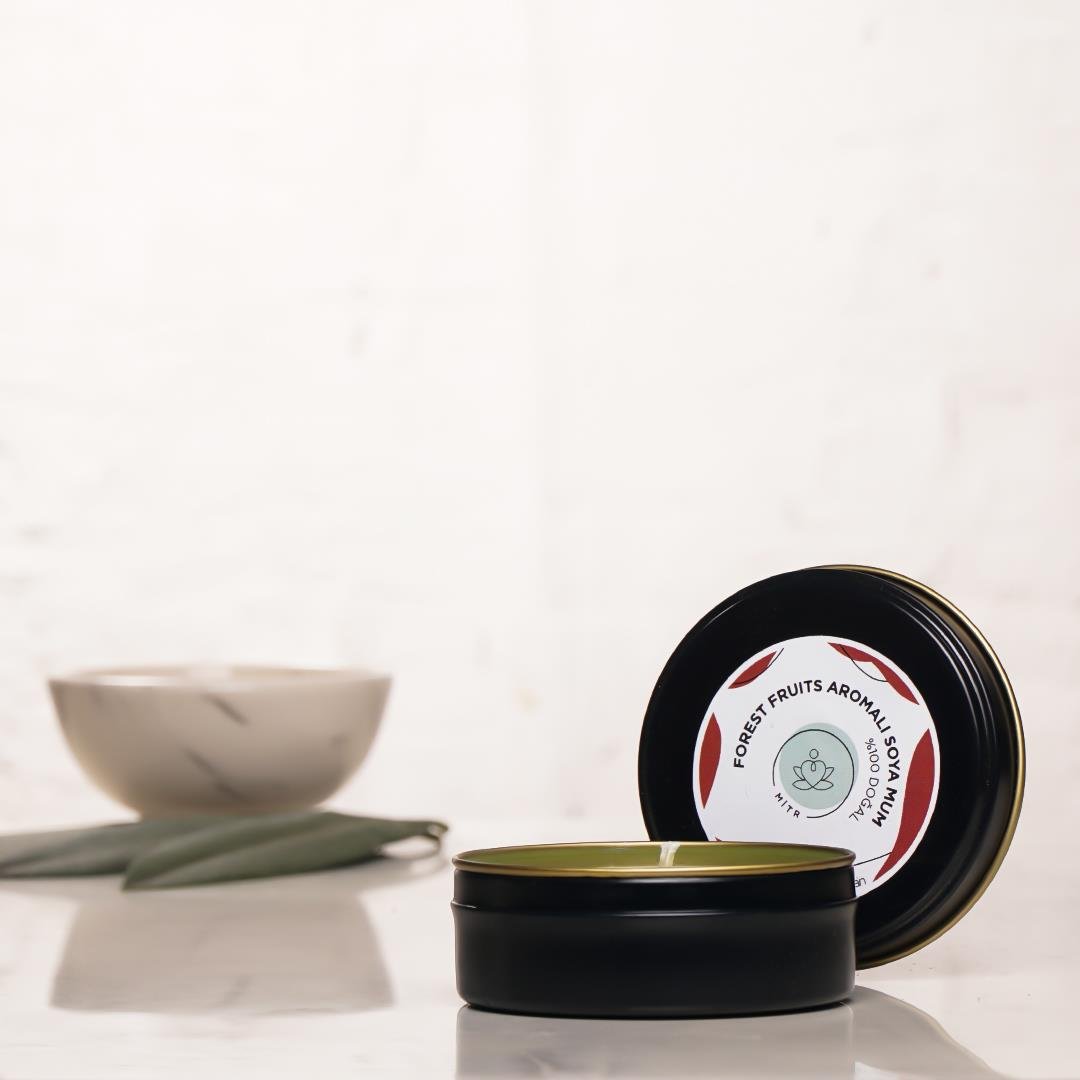 Mitr Orman Meyveli Aromalı Metal Soya Mum