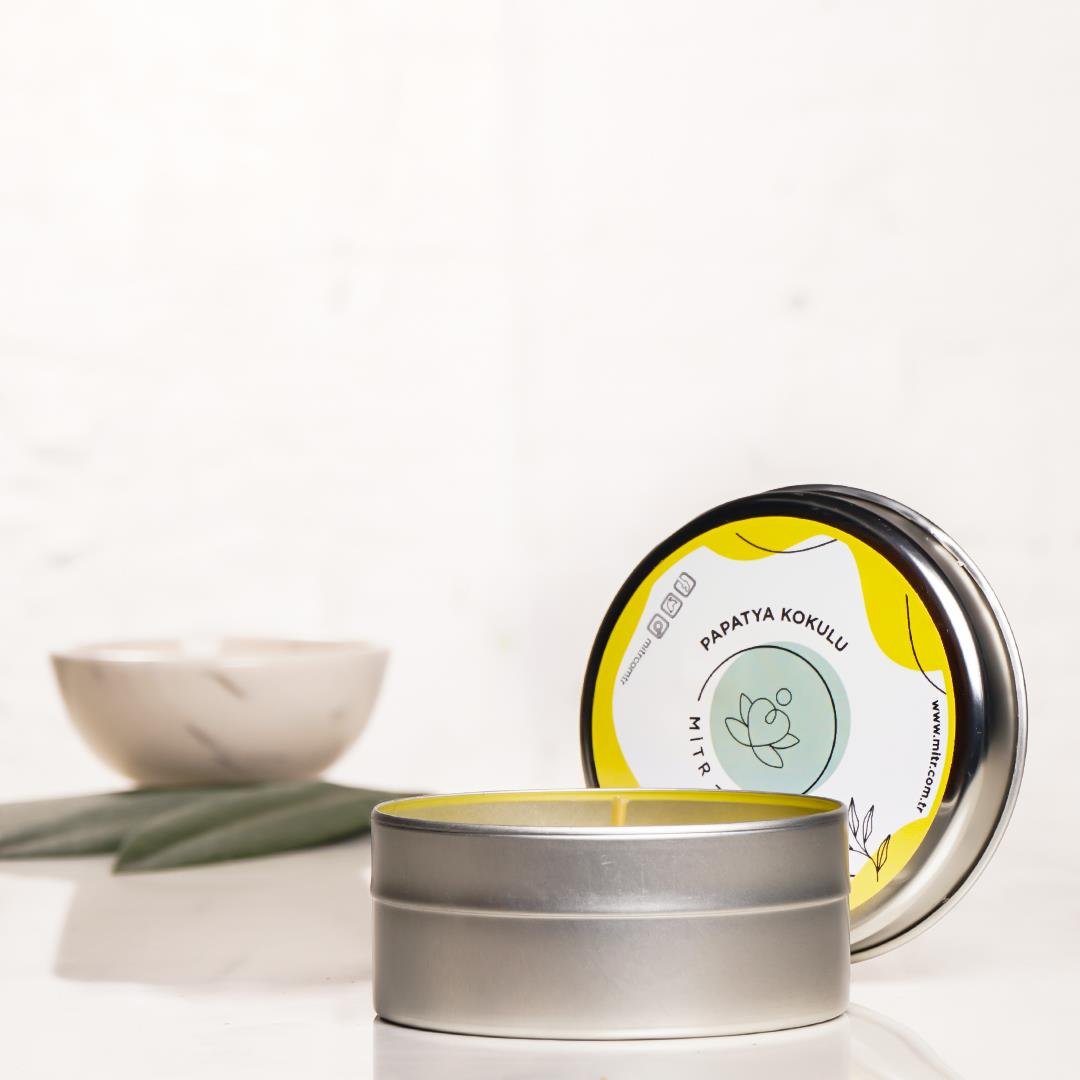 Mitr Papatya Aromalı Metal Mum