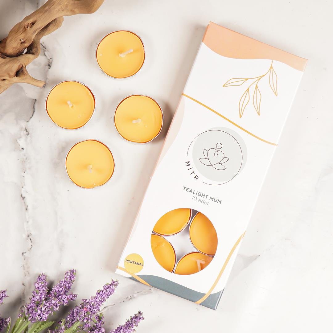 Mitr Portakal Kokulu Tealight Mum