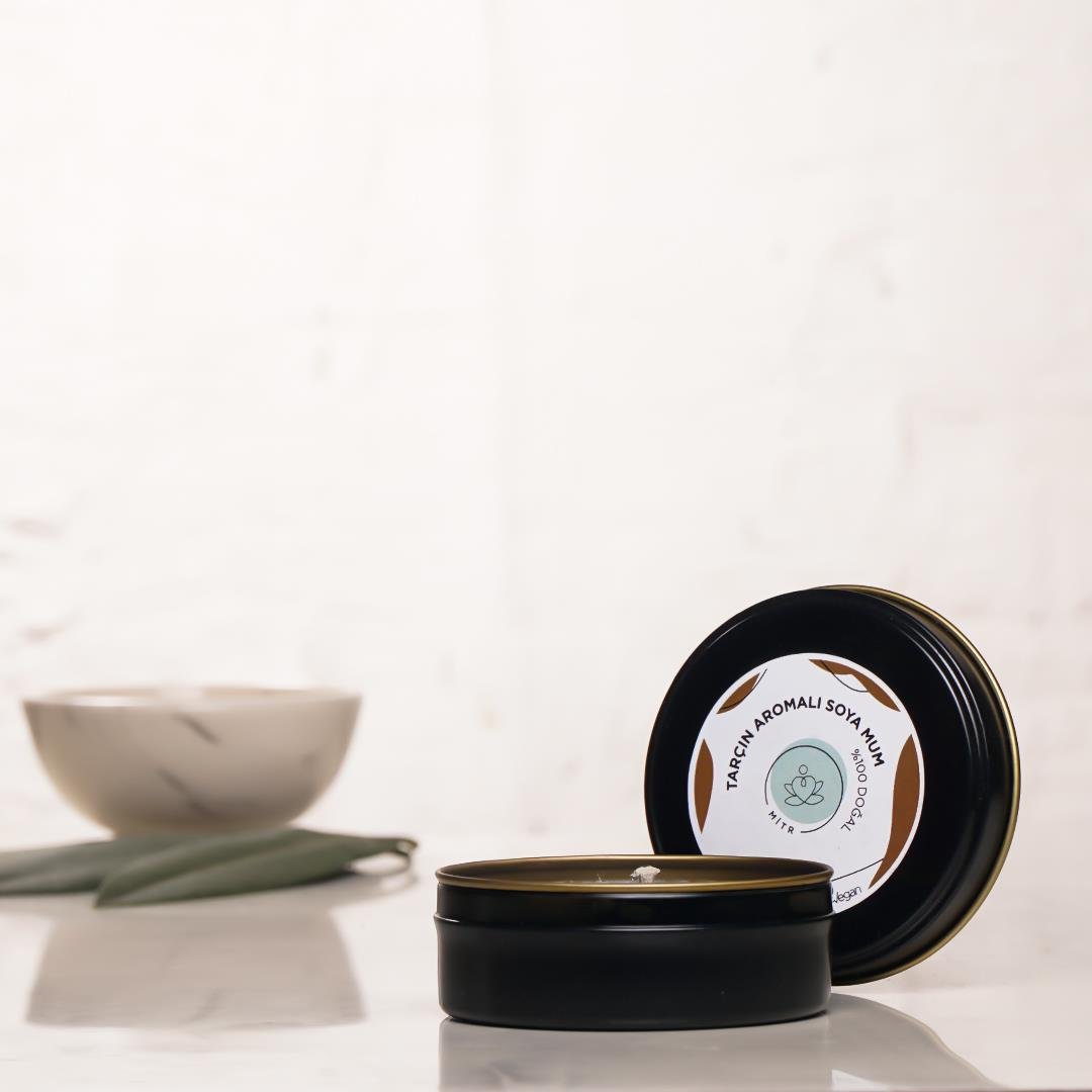 Mitr Tarçın Aromalı Metal Soya Mum
