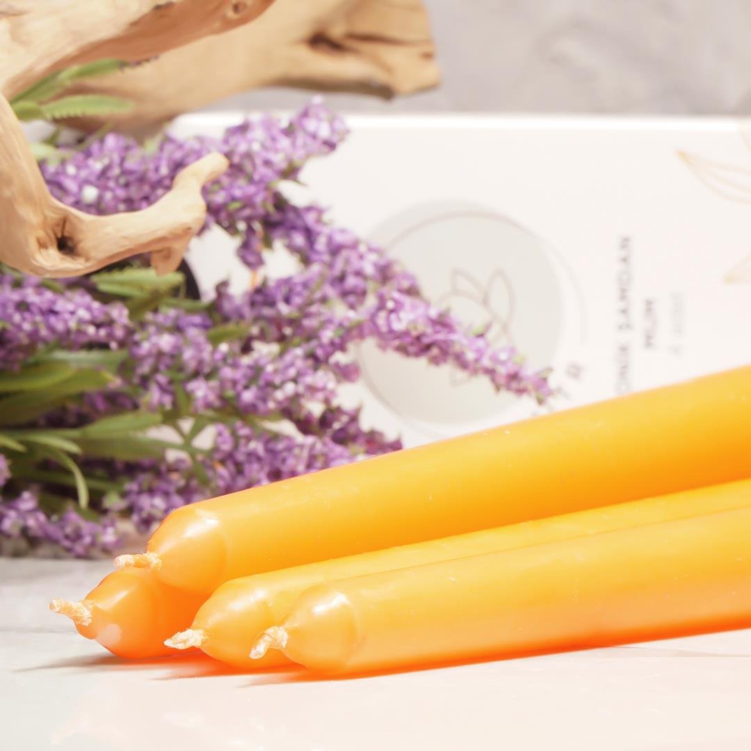 Mitr Turuncu Şamdan Mum