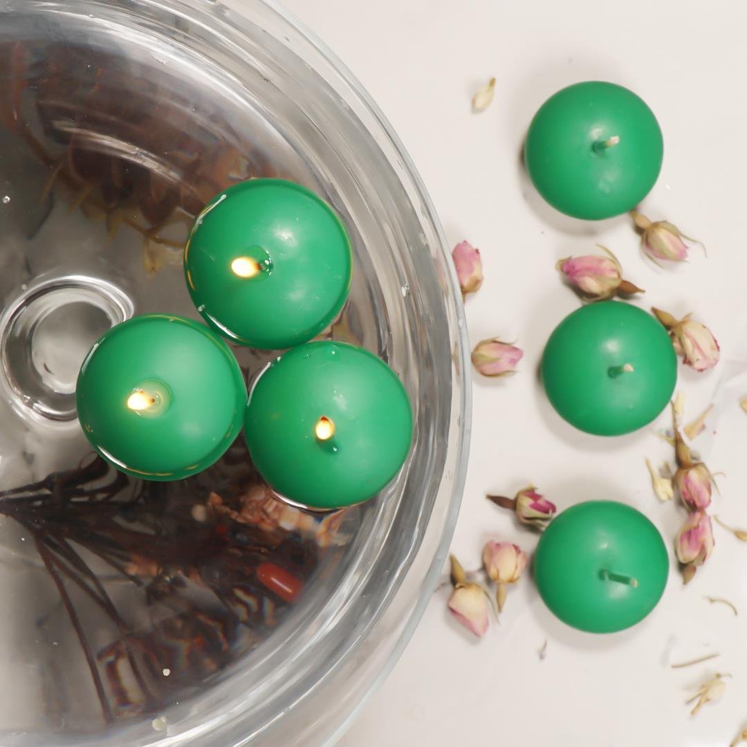 Mitr Yeşil Suda Yüzen Mum