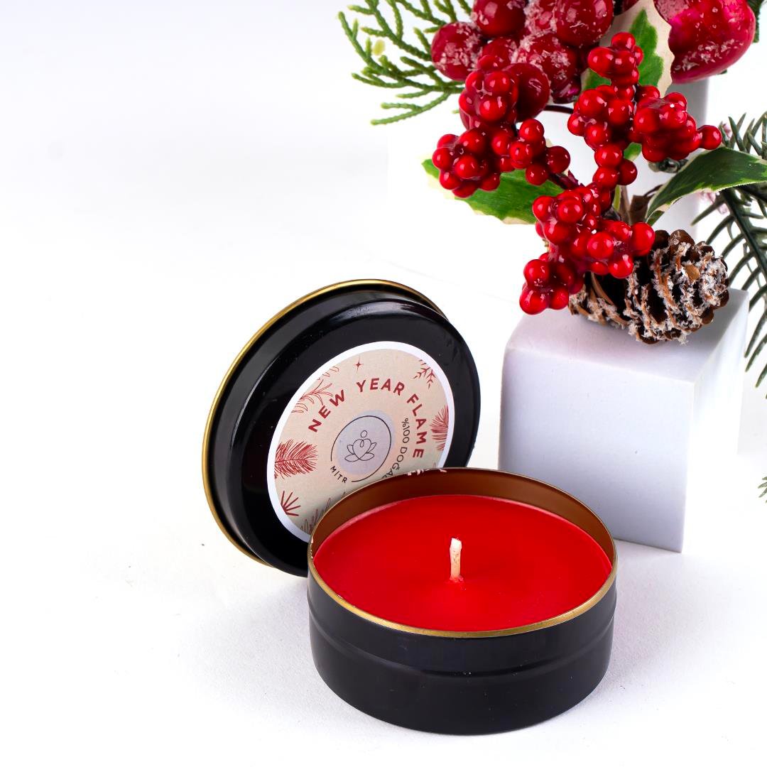 New Year Flame Metal Soya Mum