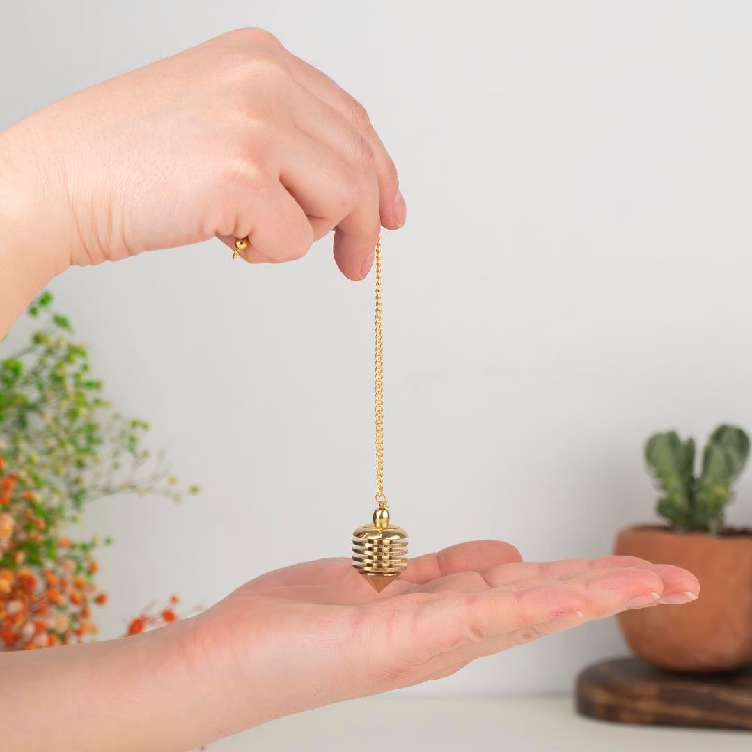 Pirinç Gold Kaplama Pandül (Sarkaç) No:5