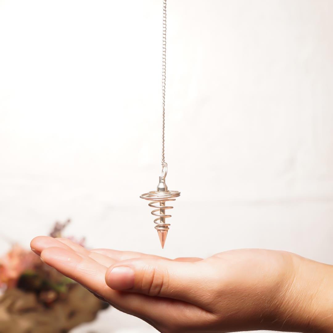 Pirinç Helezon Temalı Silver Pandül (Sarkaç) No:11