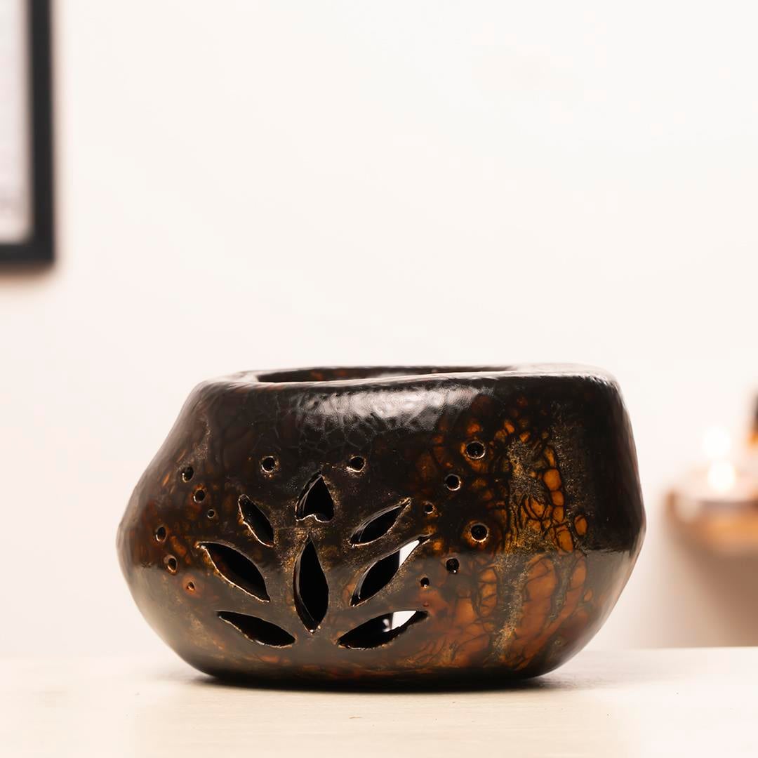Ruhe Şa Lotus Handmade Seramik Buhurdanlık