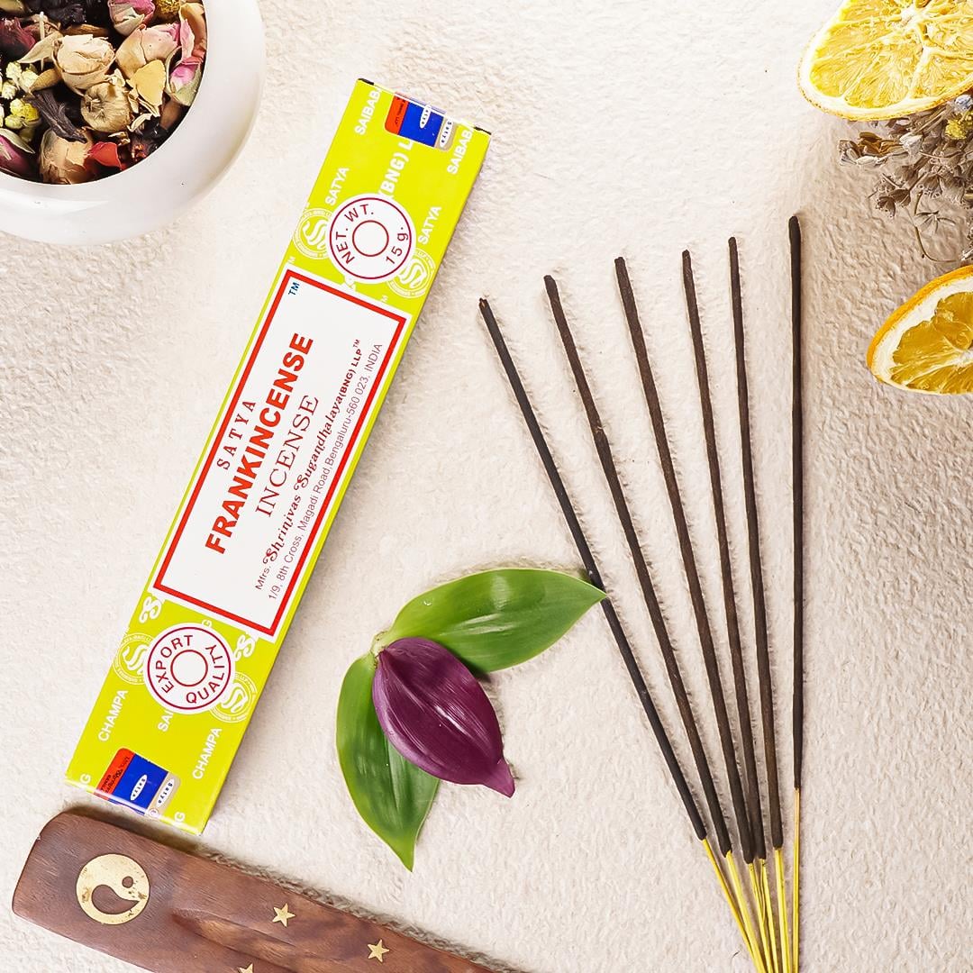 Satya Frankincense (Diriliş) Aromalı Masala Stick Tütsü