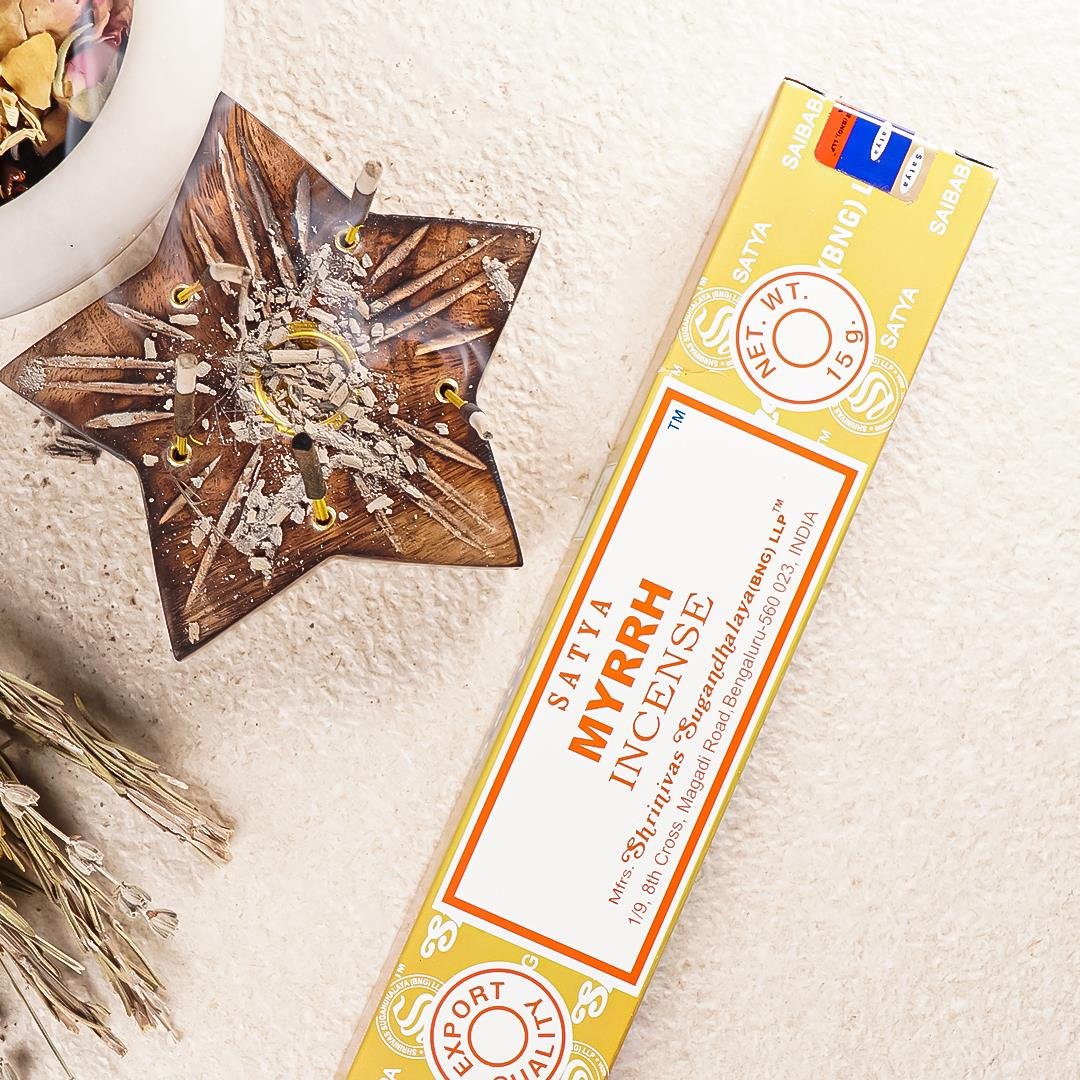 Satya Myrrh (Mür) Aromalı Masala Stick Tütsü