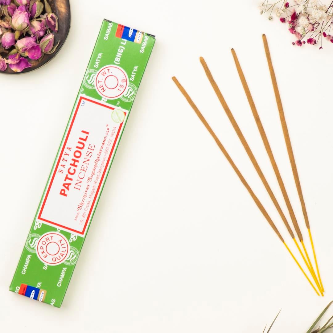 Satya Paçuli Aromalı Masala Çubuk Tütsü