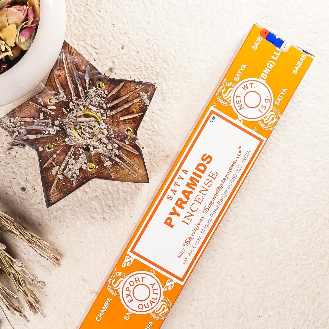Satya Pyramids (Piramit) Aromalı Masala Stick Tütsü