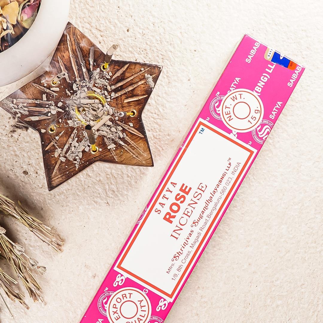 Satya Rose (Gül) Aromalı Masala Stick Tütsü