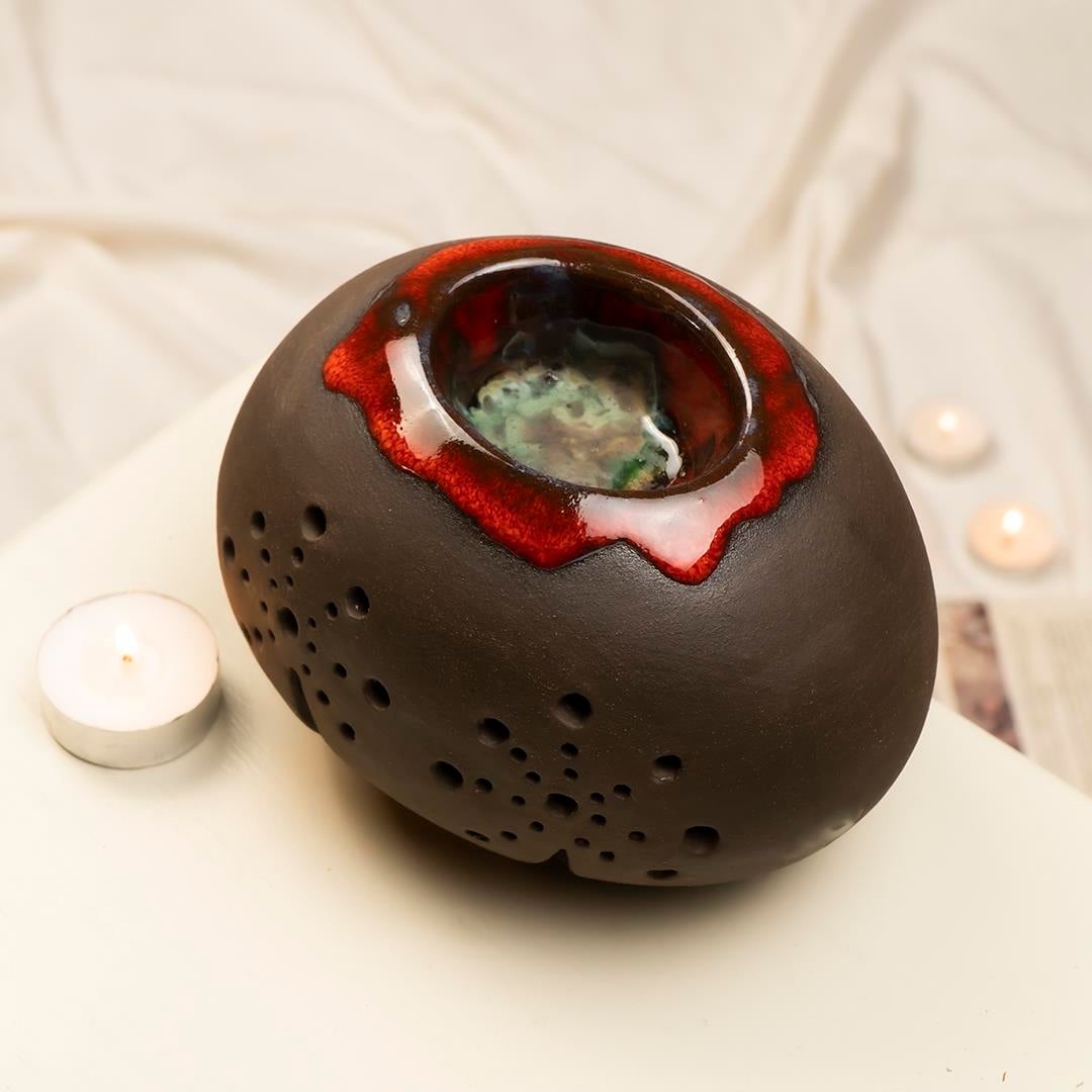 Serberi Muladhara Handmade Seramik Buhurdanlık