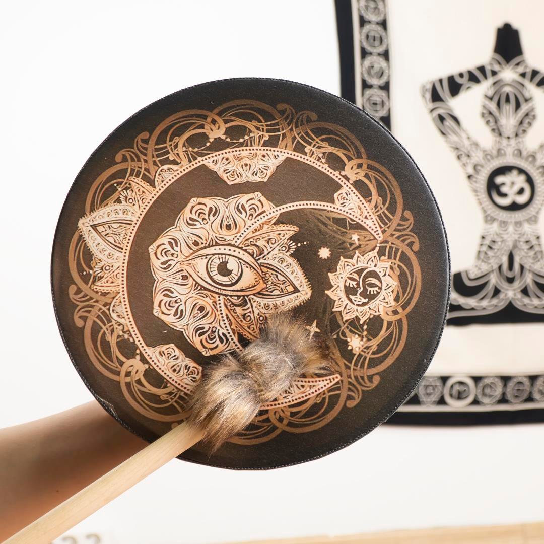 Simya Temalı Şaman Davulu