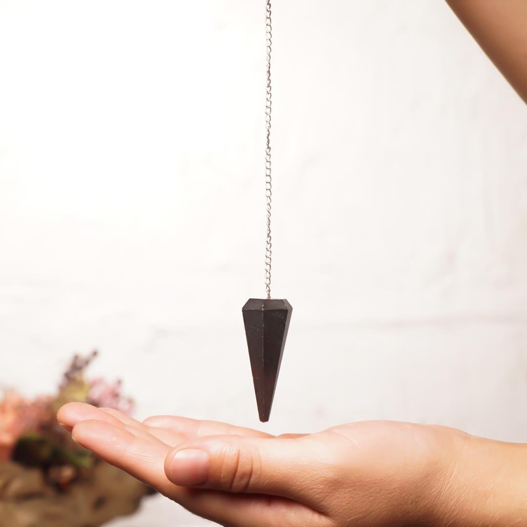 Sungit Doğal Taş Pandül (Sarkaç)