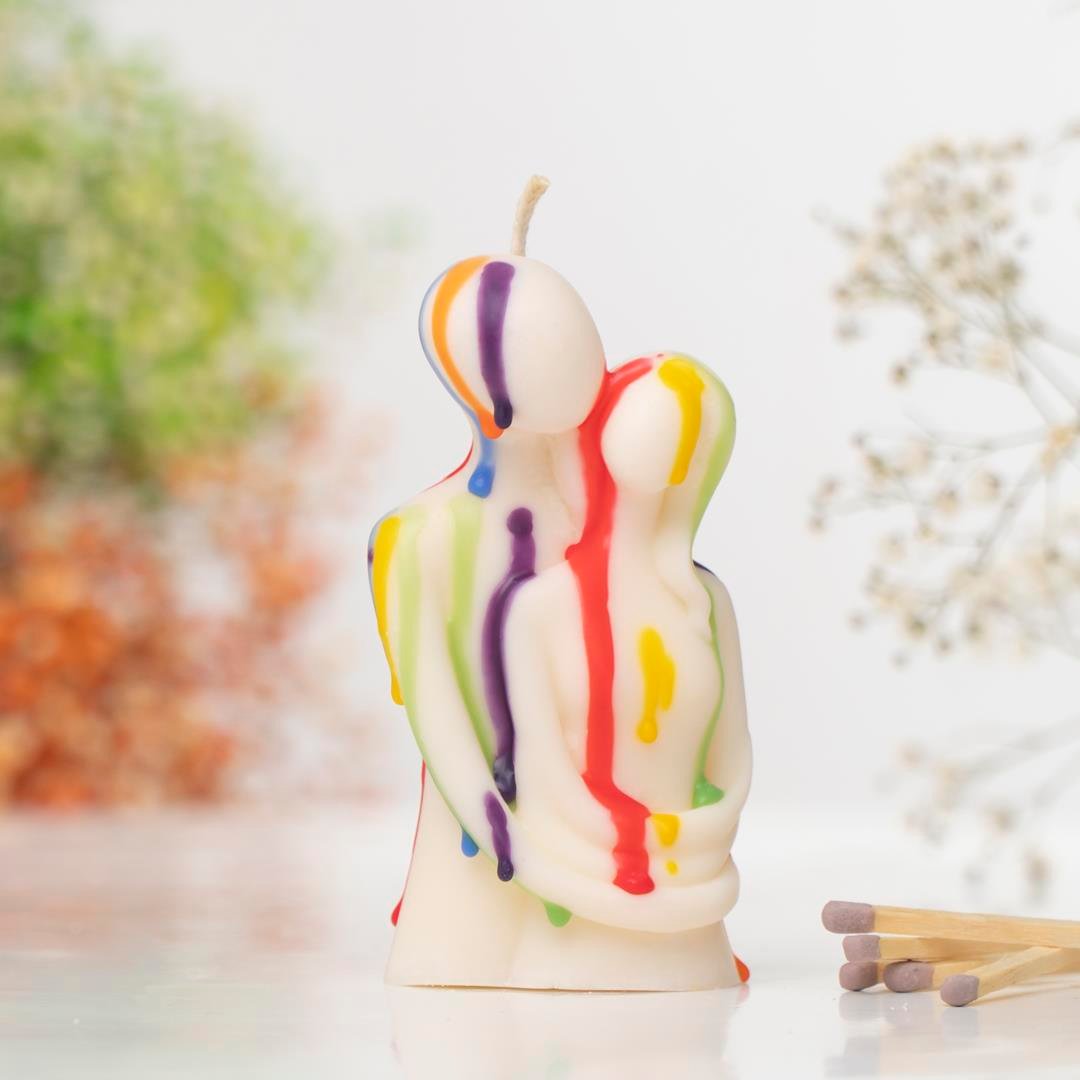 Tasarım Renkli Soya Wax Mum