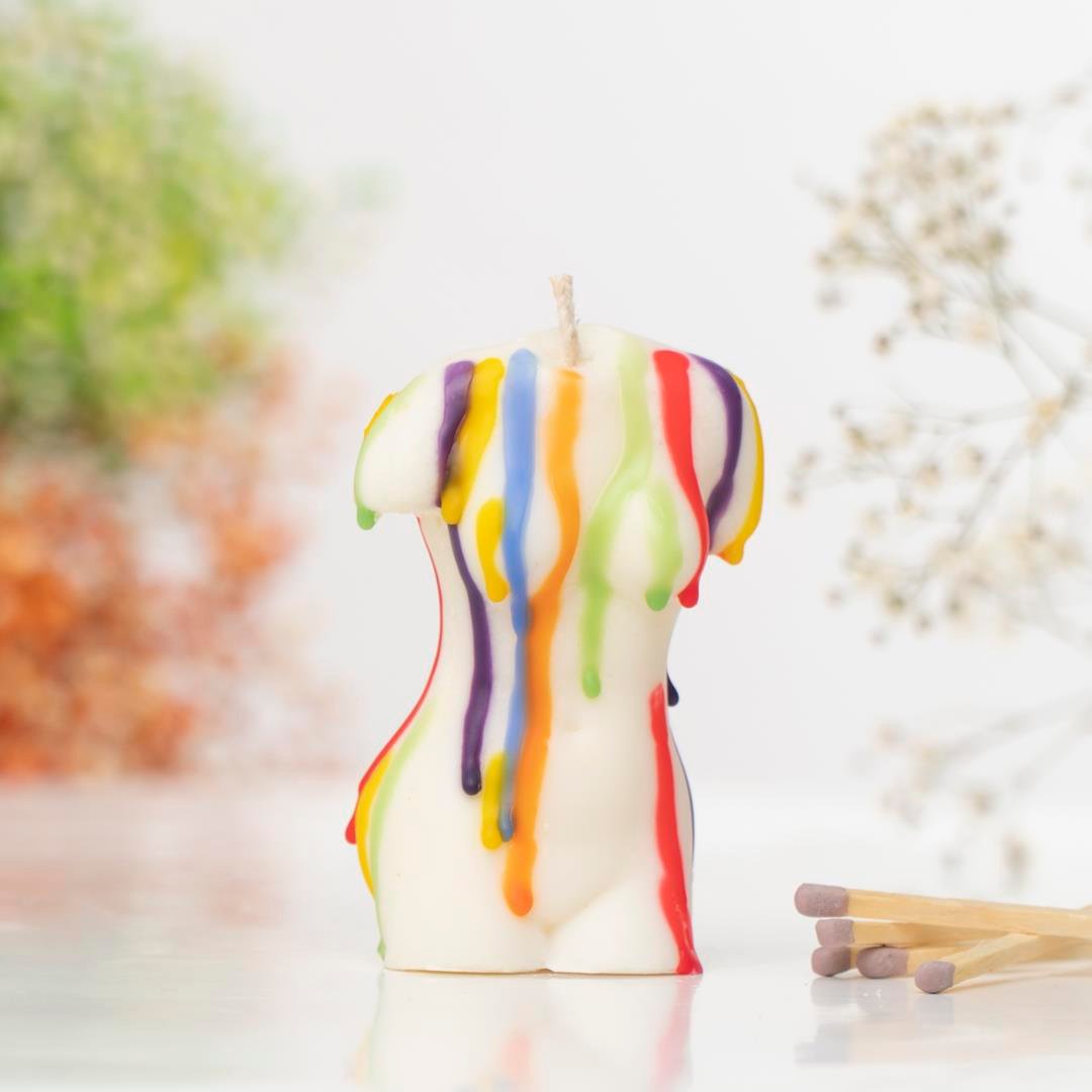 Tasarım Renkli Soya Wax Mum