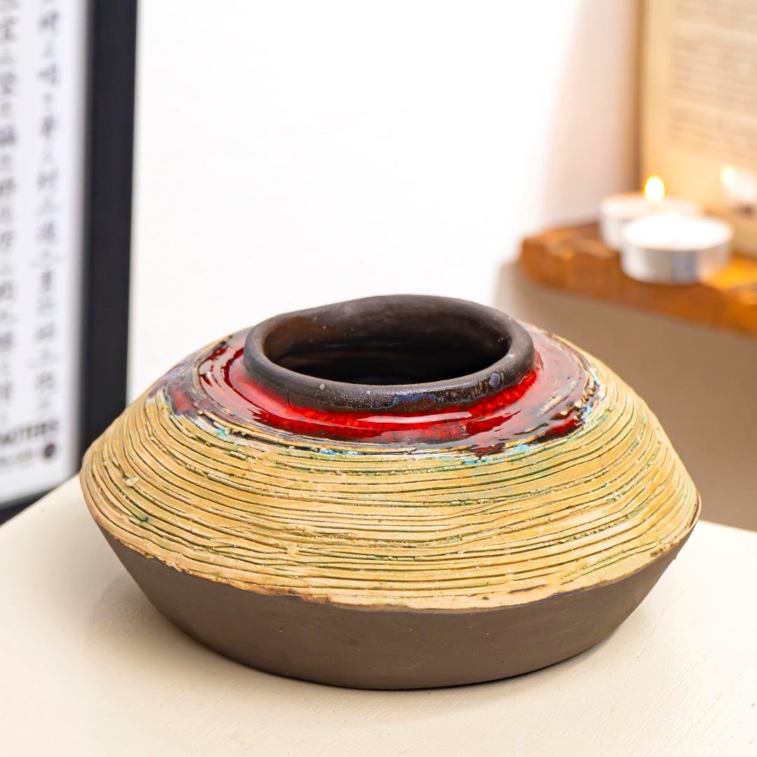 Trinity El Yapımı Seramik Vazo