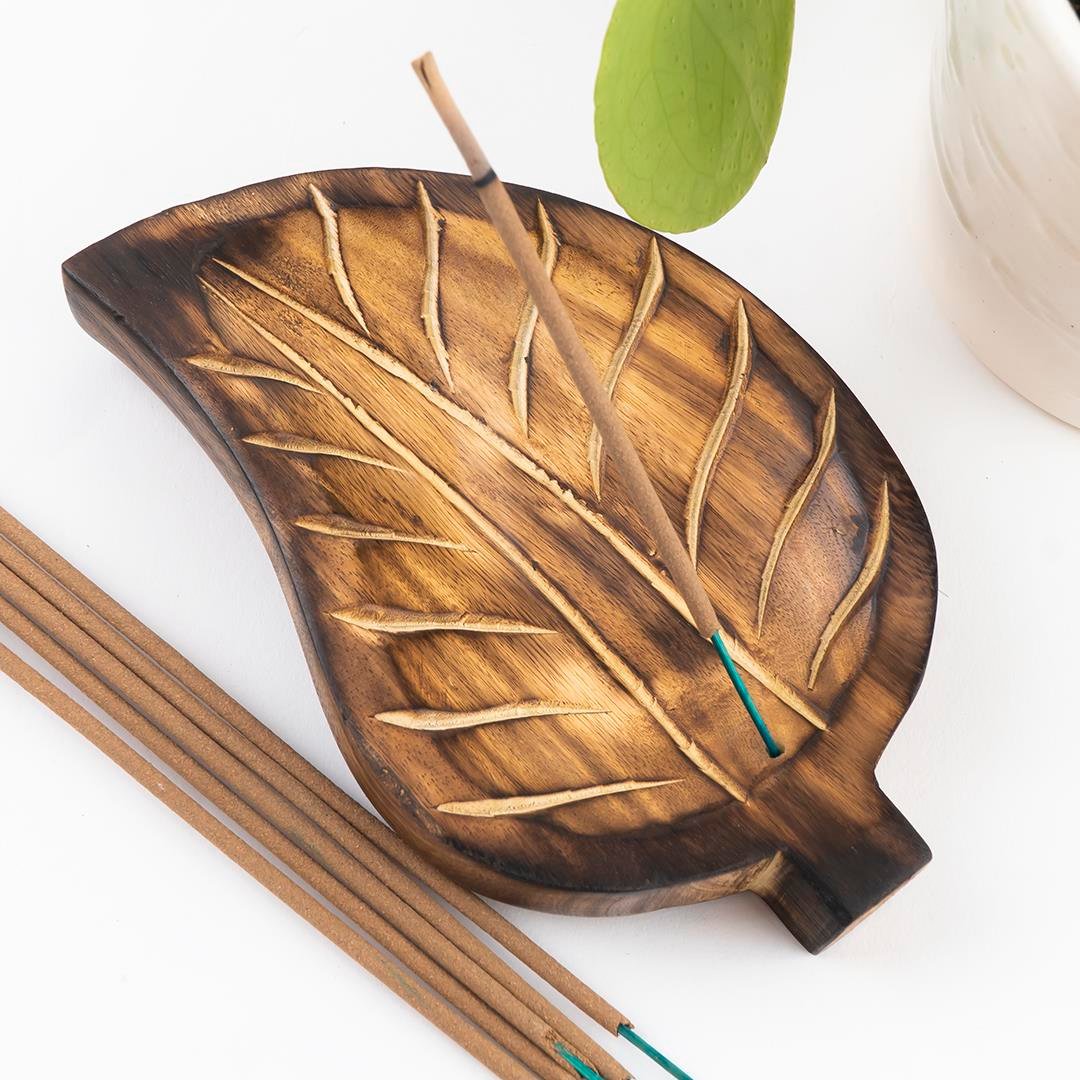 Yaprak Temalı Çubuk Tütsülük