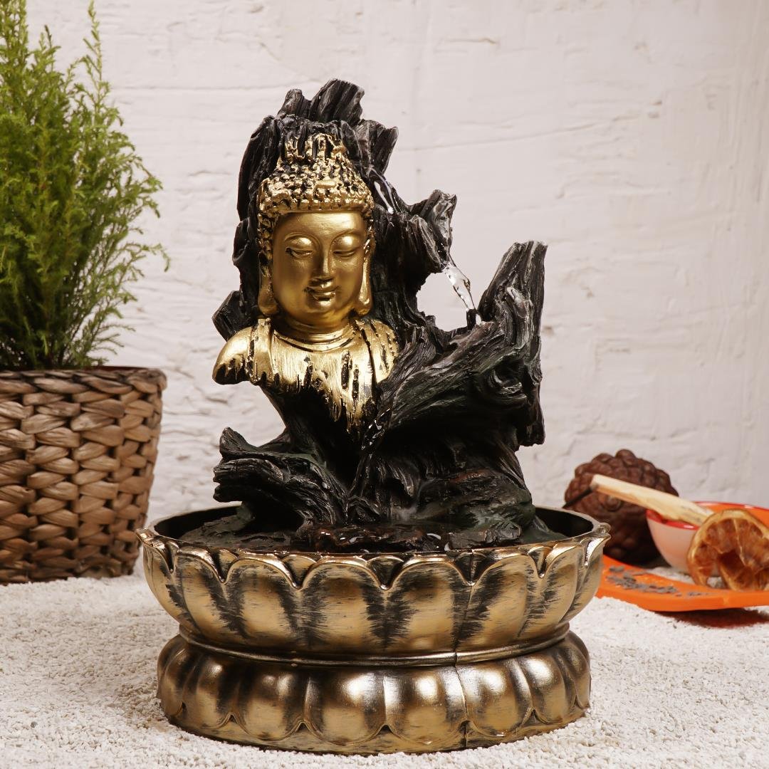 Zen Buddha Temalı Su Şelalasi