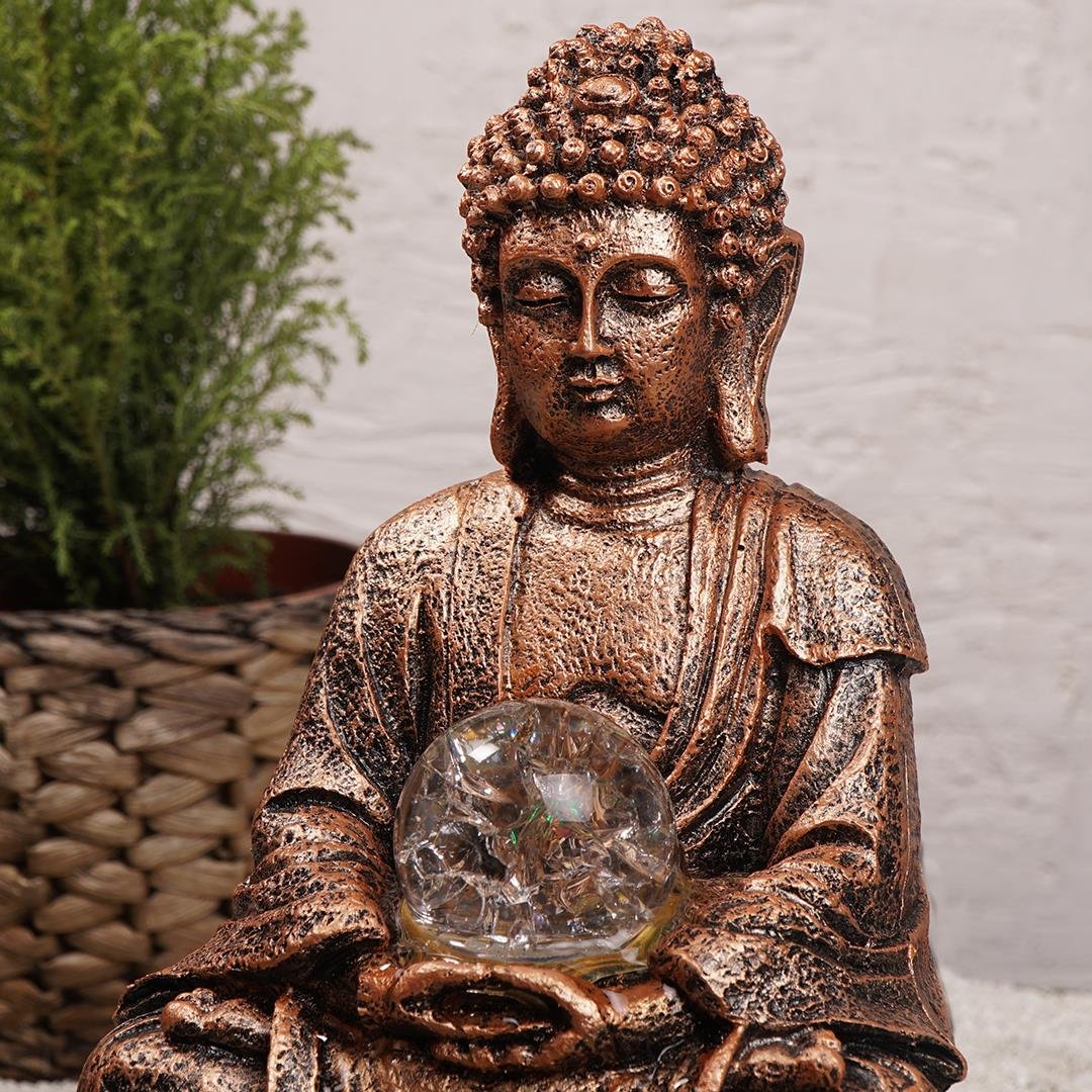 Zen Eskitme Lord Buddha Temalı Su Şelalesi