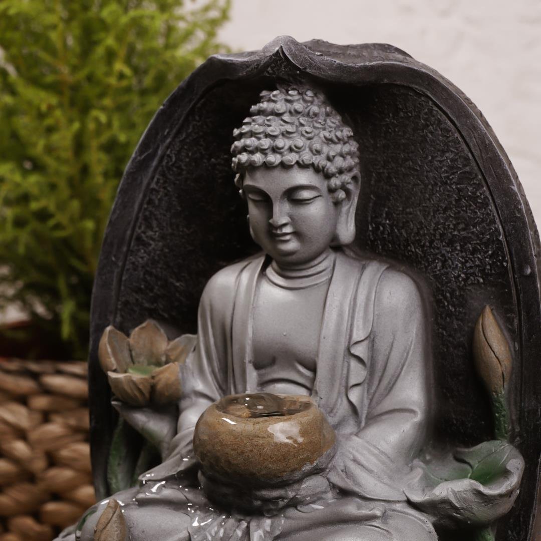 Zen Mistik Yol Temalı Su Şelalesi