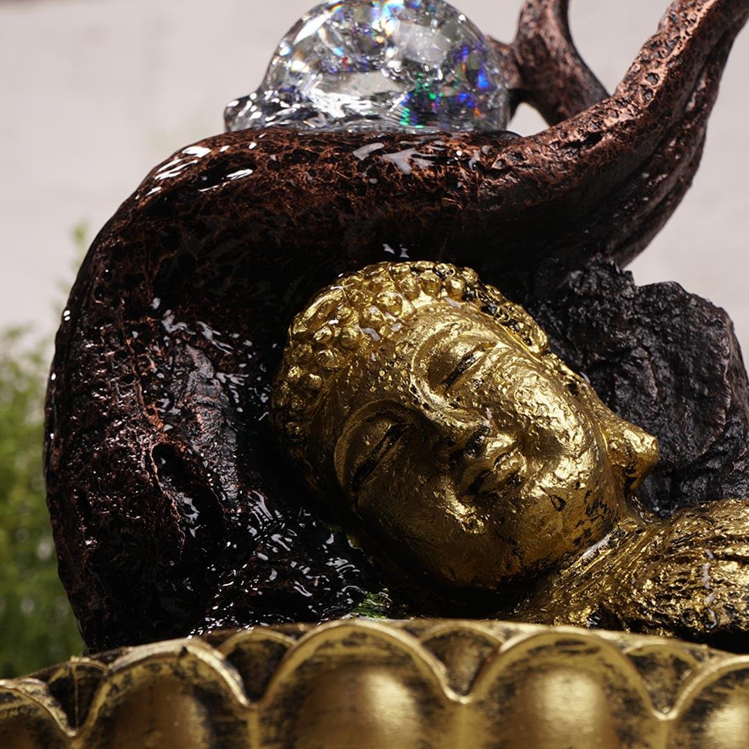 Zen Om & Buddha Temalı Su Şelalesi