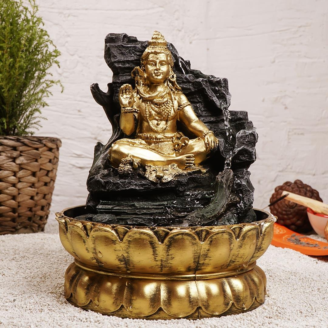 Zen Shiva Temalı Su Şelalasi