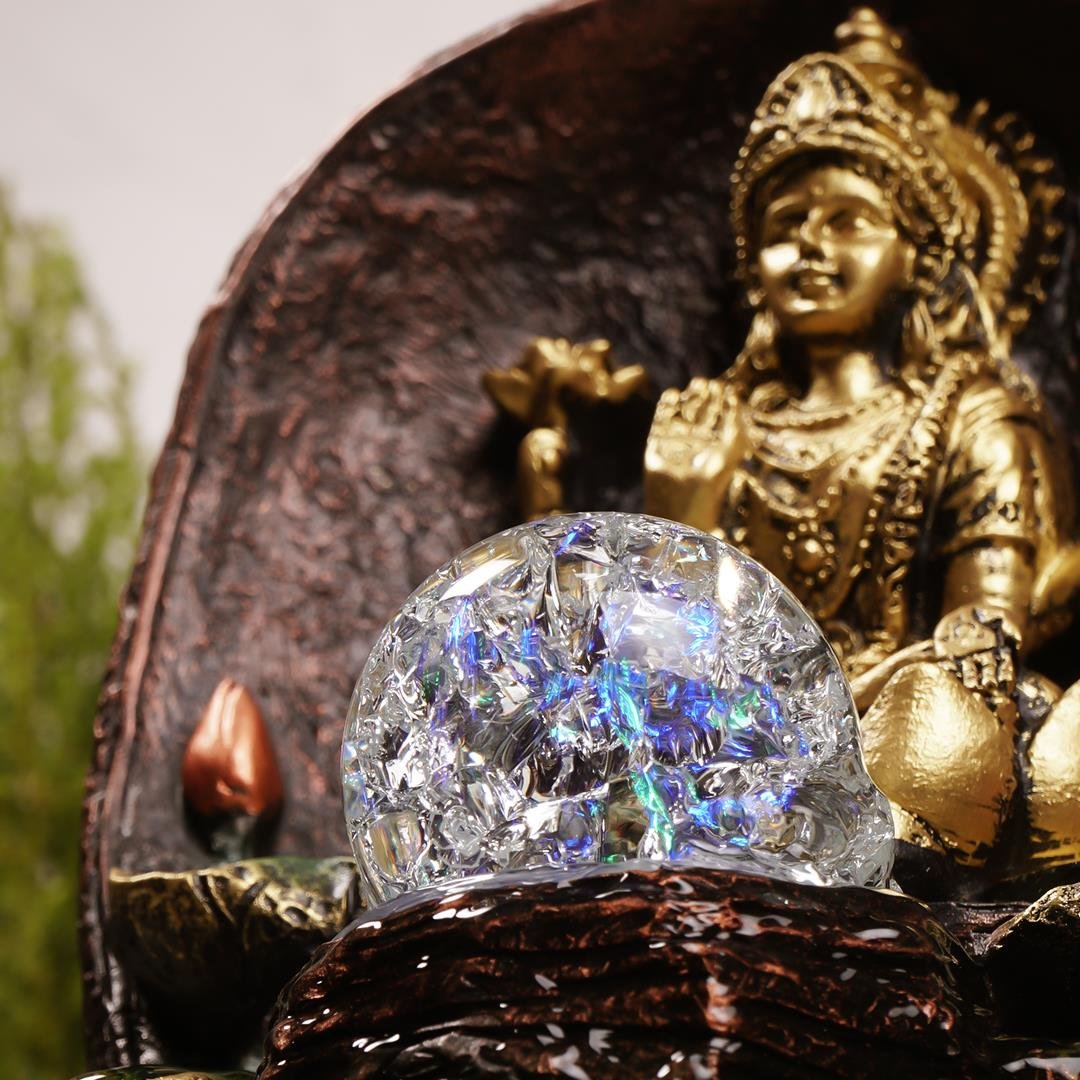 Zen Vişnu Buddha Temali Su Şelalesi